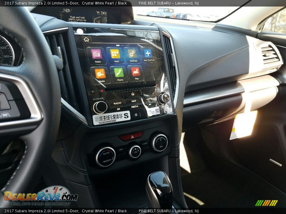 2017 Subaru Impreza 2.0i Limited 5-Door Crystal White Pearl / Black Photo #10