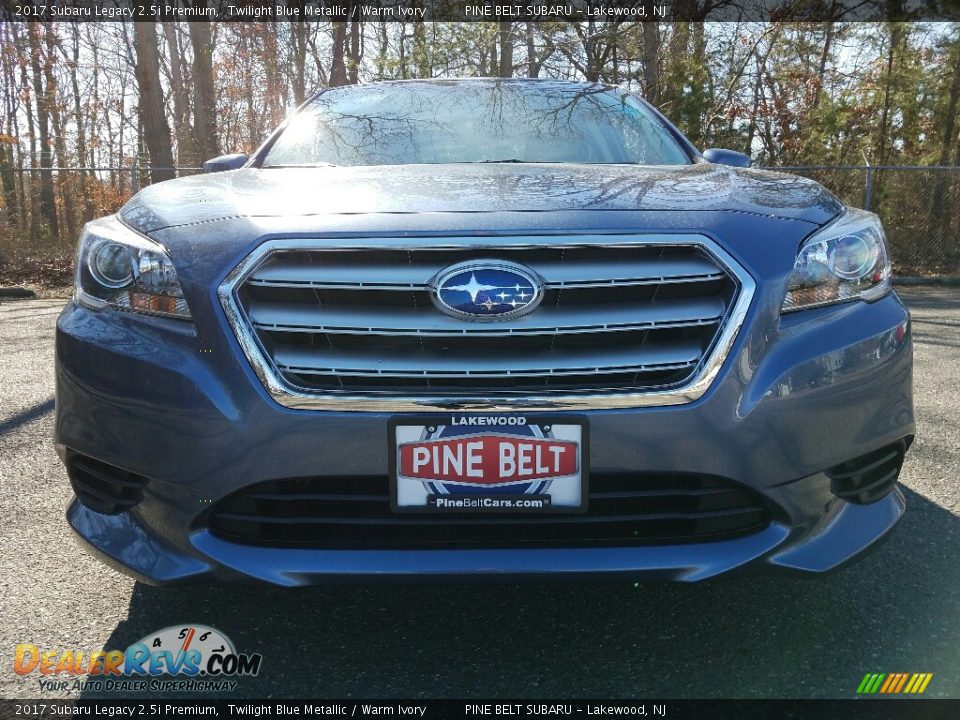 2017 Subaru Legacy 2.5i Premium Twilight Blue Metallic / Warm Ivory Photo #2
