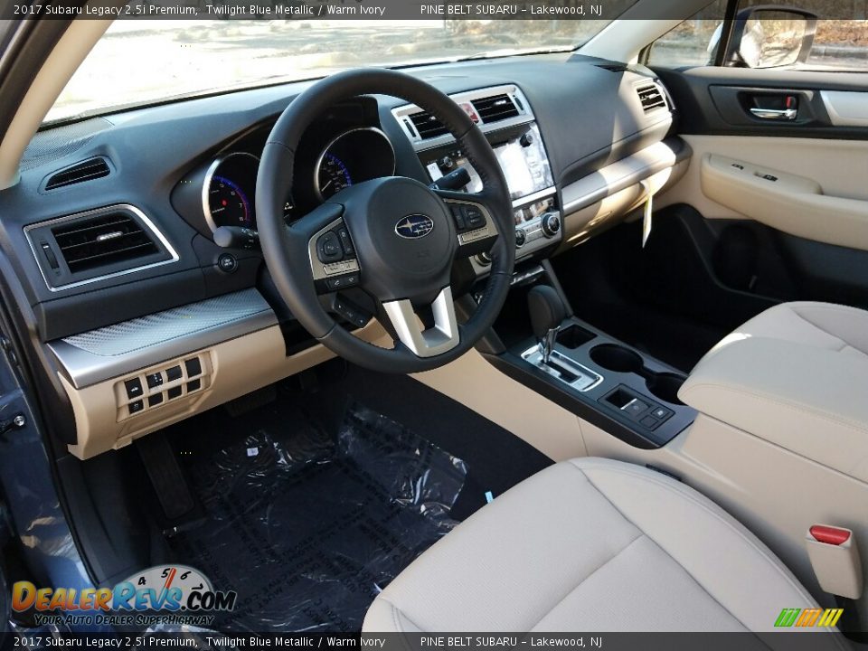 2017 Subaru Legacy 2.5i Premium Twilight Blue Metallic / Warm Ivory Photo #7