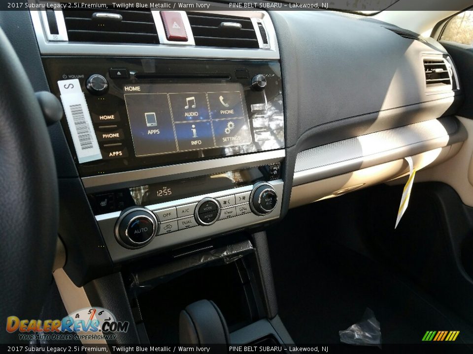 2017 Subaru Legacy 2.5i Premium Twilight Blue Metallic / Warm Ivory Photo #10