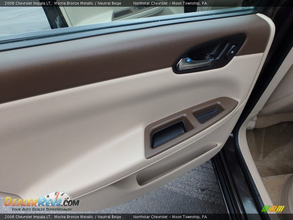 2008 Chevrolet Impala LT Mocha Bronze Metallic / Neutral Beige Photo #23