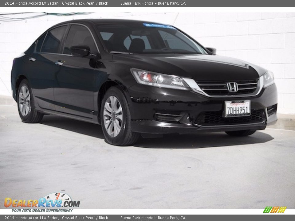 2014 Honda Accord LX Sedan Crystal Black Pearl / Black Photo #1