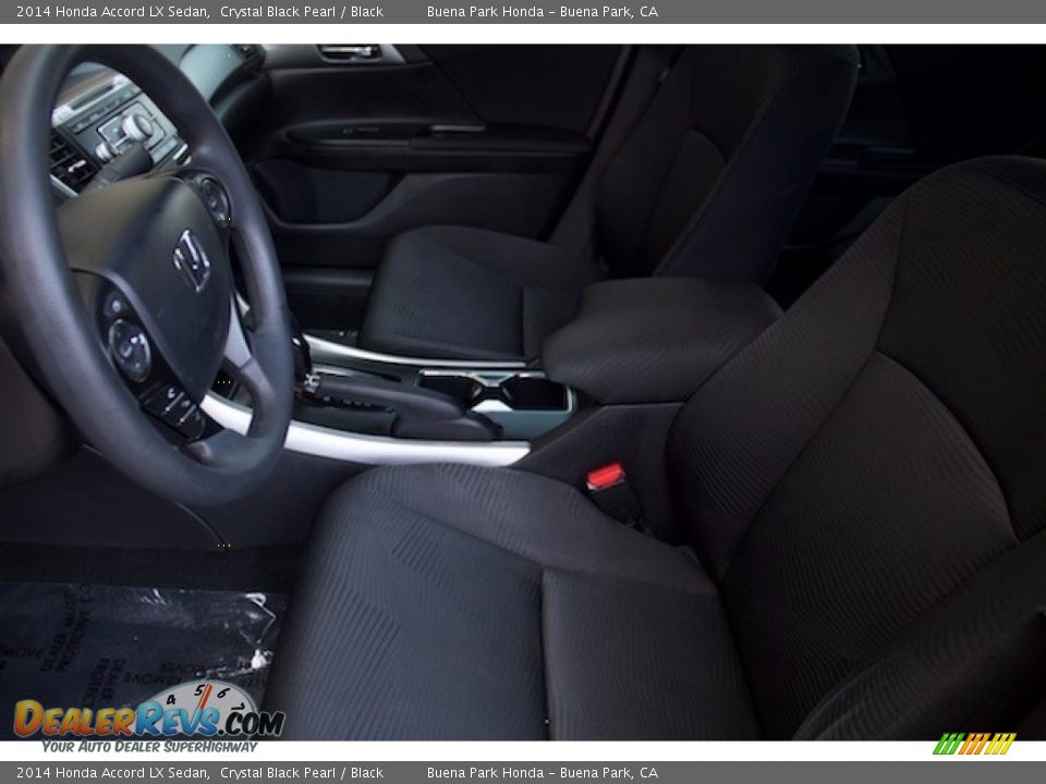 2014 Honda Accord LX Sedan Crystal Black Pearl / Black Photo #3