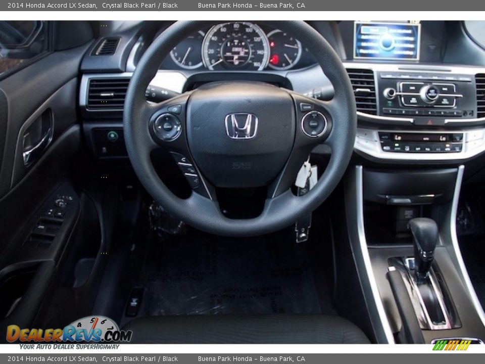 2014 Honda Accord LX Sedan Crystal Black Pearl / Black Photo #5