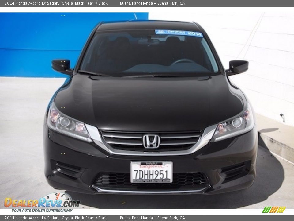 2014 Honda Accord LX Sedan Crystal Black Pearl / Black Photo #7