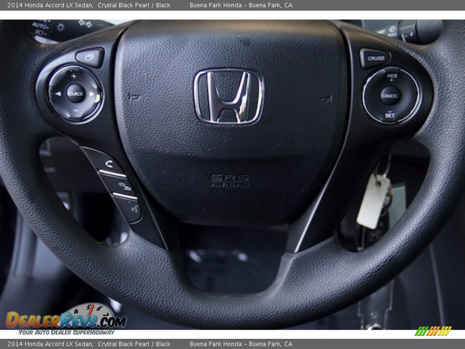 2014 Honda Accord LX Sedan Crystal Black Pearl / Black Photo #11