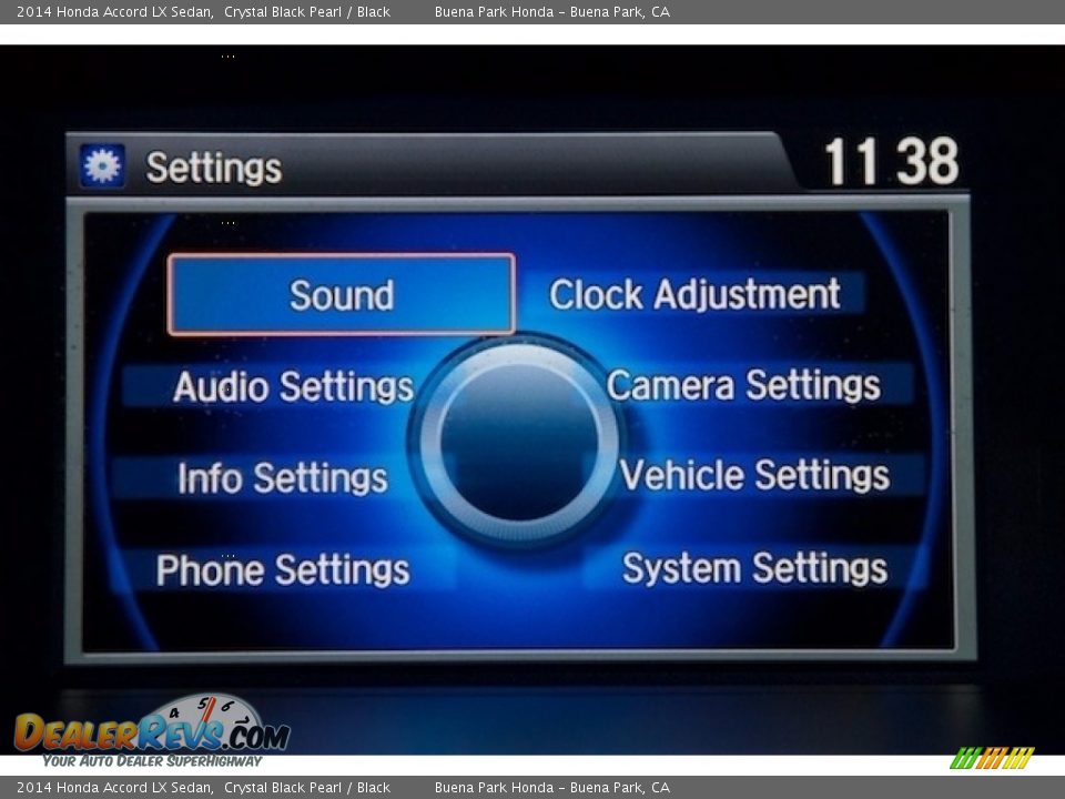 2014 Honda Accord LX Sedan Crystal Black Pearl / Black Photo #18