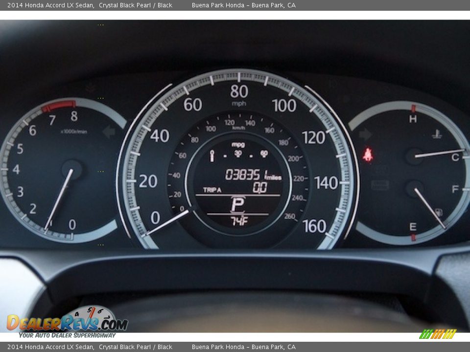 2014 Honda Accord LX Sedan Crystal Black Pearl / Black Photo #20