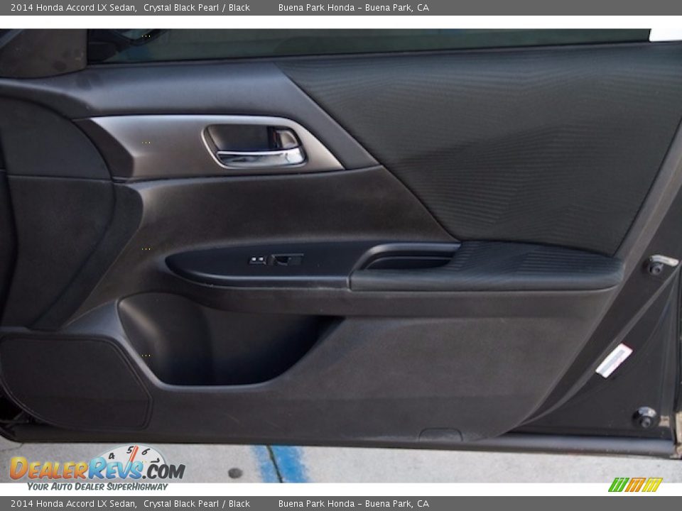 2014 Honda Accord LX Sedan Crystal Black Pearl / Black Photo #24
