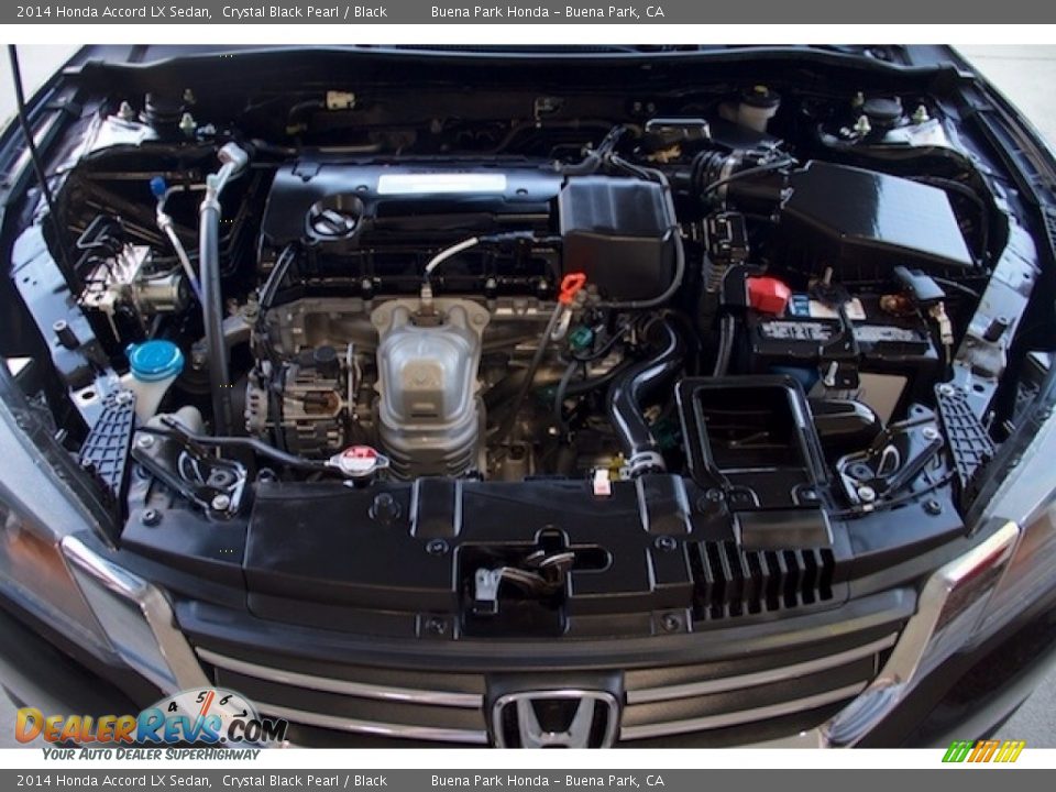 2014 Honda Accord LX Sedan Crystal Black Pearl / Black Photo #25