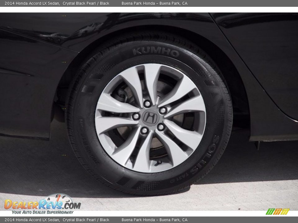 2014 Honda Accord LX Sedan Crystal Black Pearl / Black Photo #26