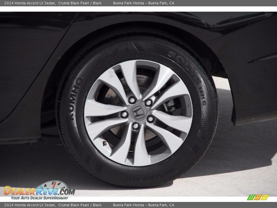 2014 Honda Accord LX Sedan Crystal Black Pearl / Black Photo #28