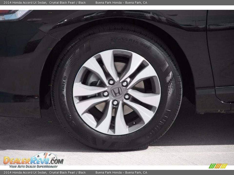 2014 Honda Accord LX Sedan Crystal Black Pearl / Black Photo #29
