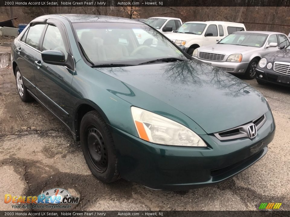 2003 Honda Accord LX Sedan Noble Green Pearl / Ivory Photo #8
