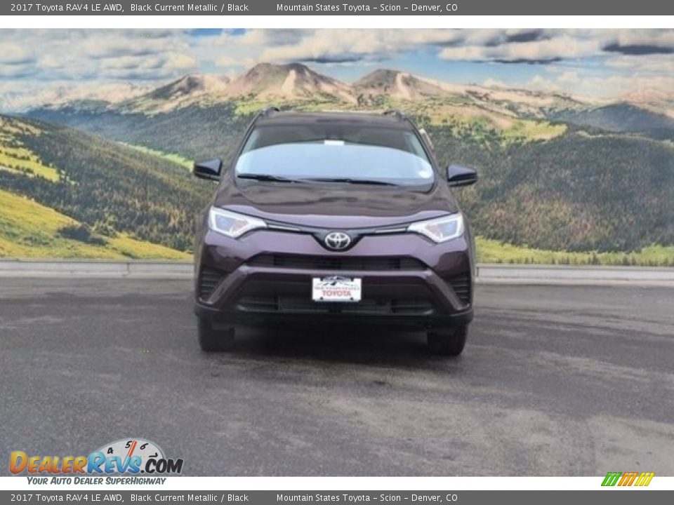 2017 Toyota RAV4 LE AWD Black Current Metallic / Black Photo #2