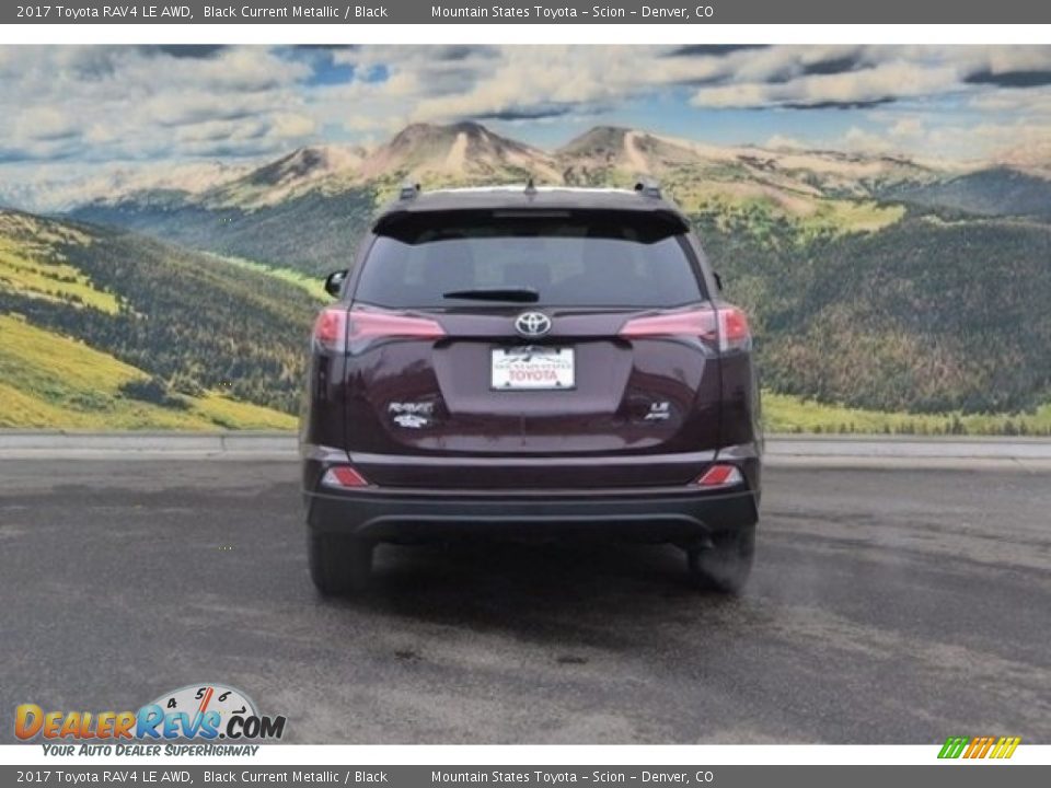 2017 Toyota RAV4 LE AWD Black Current Metallic / Black Photo #4