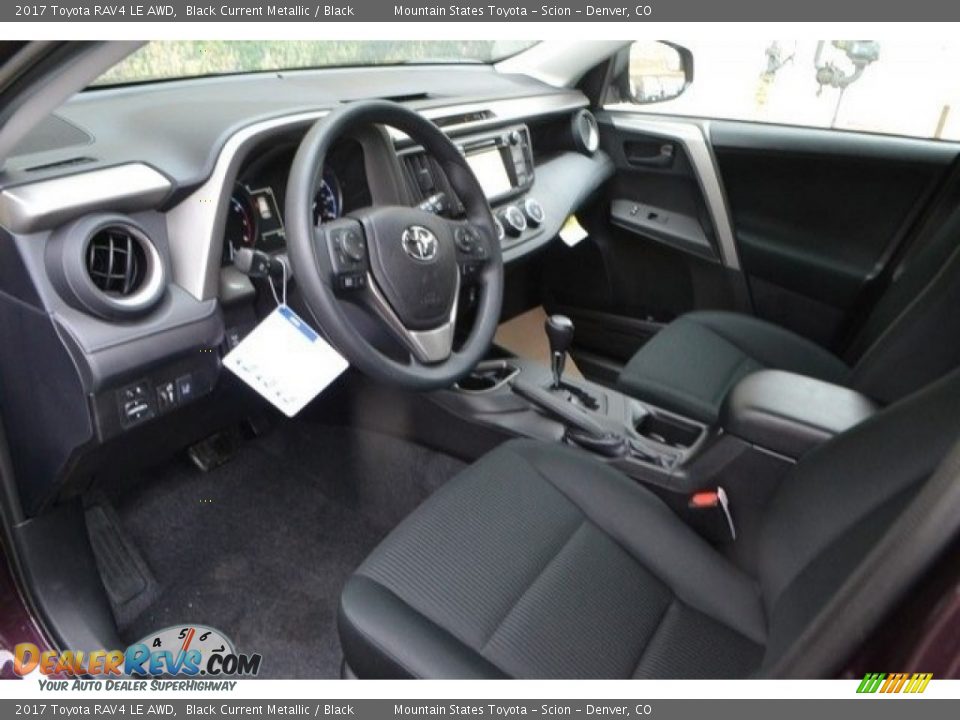 2017 Toyota RAV4 LE AWD Black Current Metallic / Black Photo #5