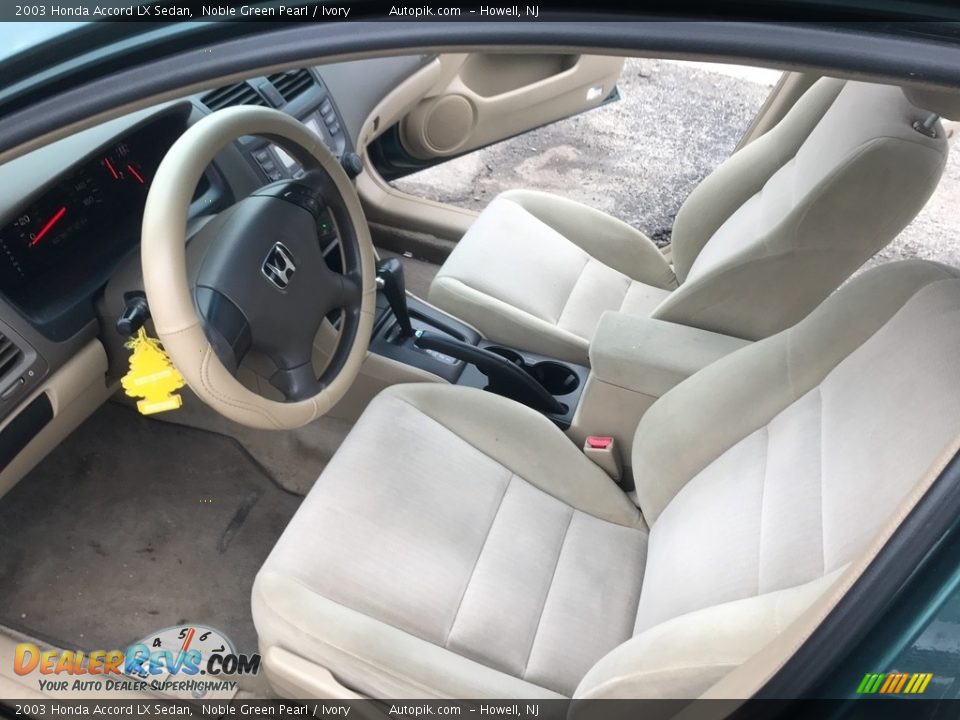 2003 Honda Accord LX Sedan Noble Green Pearl / Ivory Photo #13