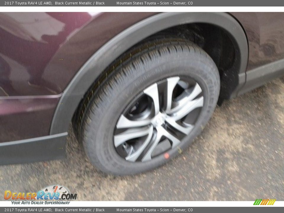 2017 Toyota RAV4 LE AWD Black Current Metallic / Black Photo #9
