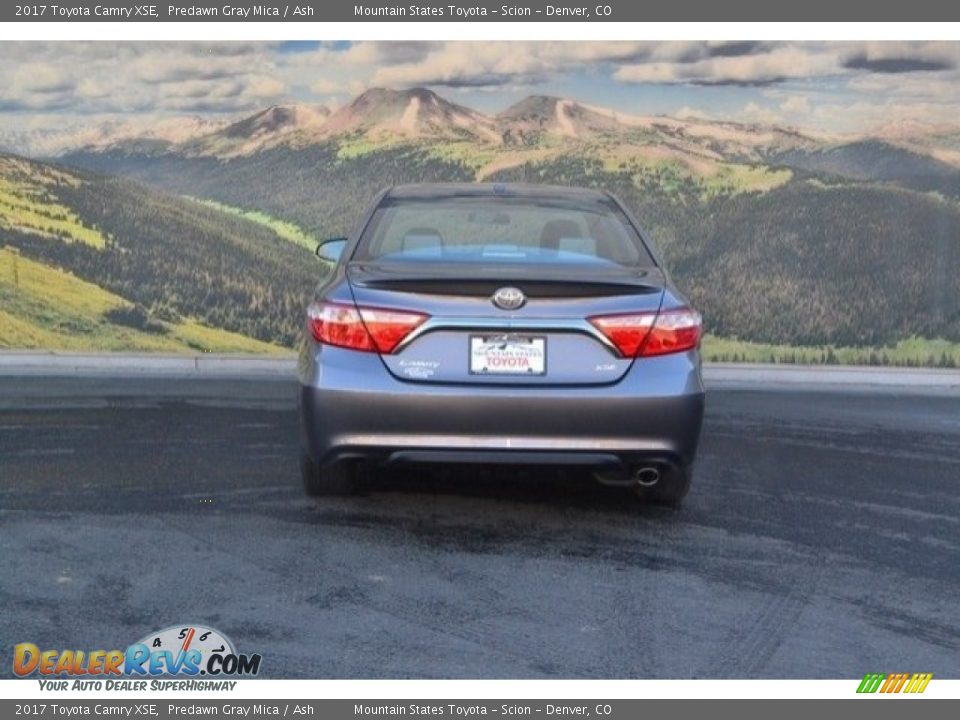 2017 Toyota Camry XSE Predawn Gray Mica / Ash Photo #4