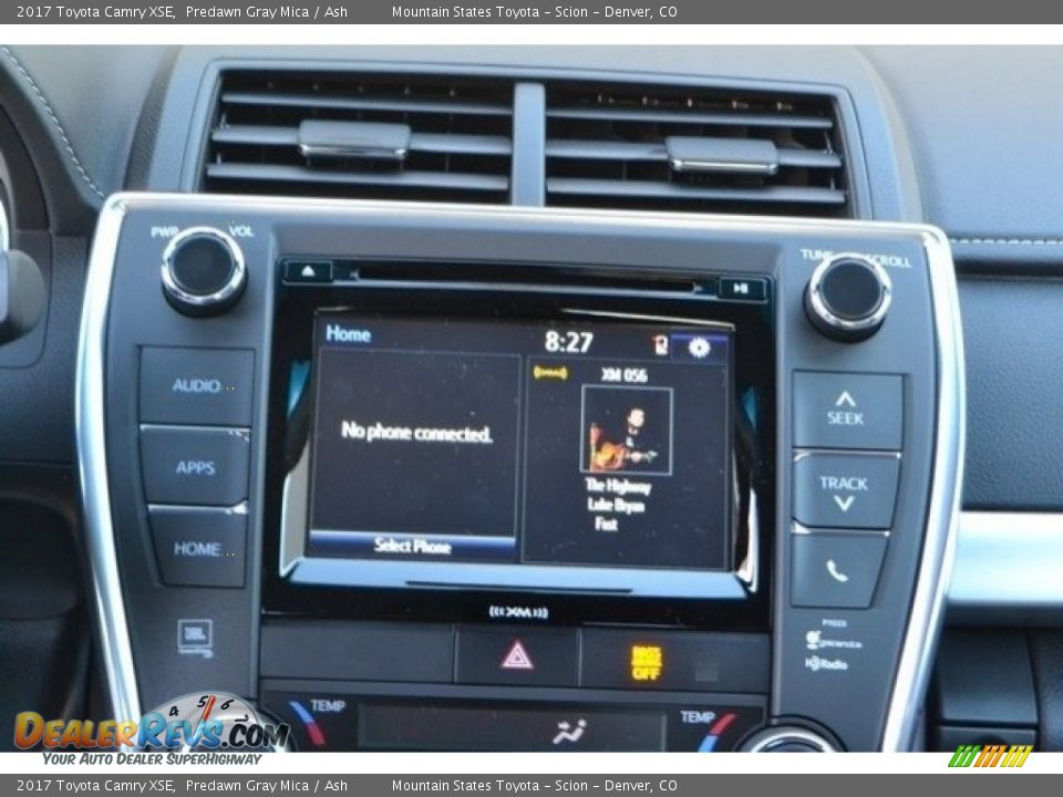 2017 Toyota Camry XSE Predawn Gray Mica / Ash Photo #6