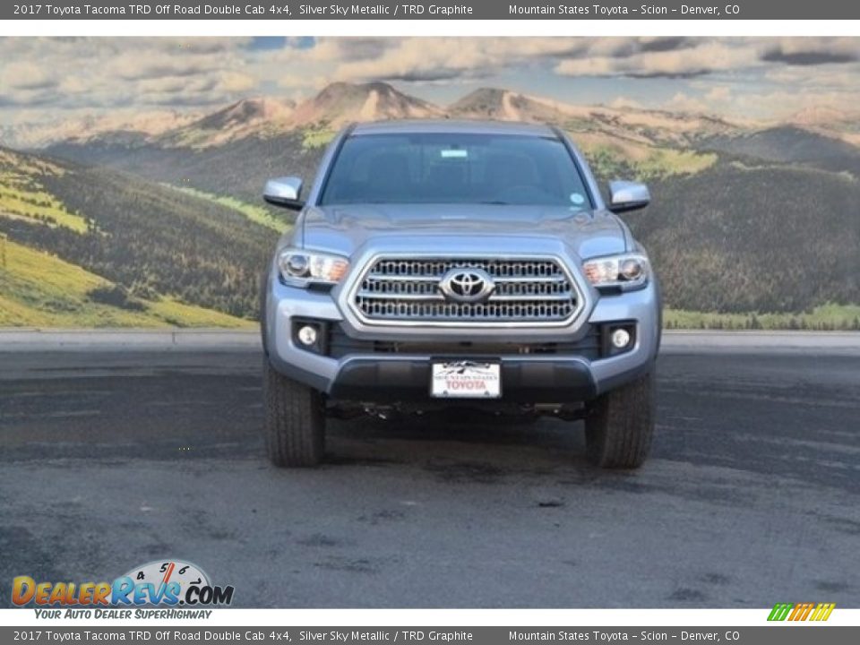 2017 Toyota Tacoma TRD Off Road Double Cab 4x4 Silver Sky Metallic / TRD Graphite Photo #2