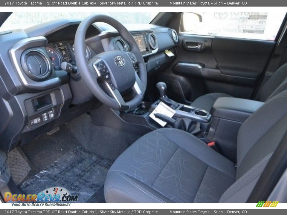 2017 Toyota Tacoma TRD Off Road Double Cab 4x4 Silver Sky Metallic / TRD Graphite Photo #5