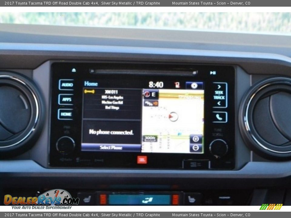 2017 Toyota Tacoma TRD Off Road Double Cab 4x4 Silver Sky Metallic / TRD Graphite Photo #6