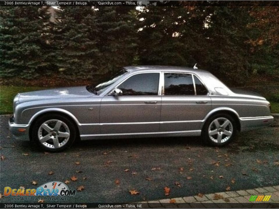 2006 Bentley Arnage T Silver Tempest / Beluga Photo #2