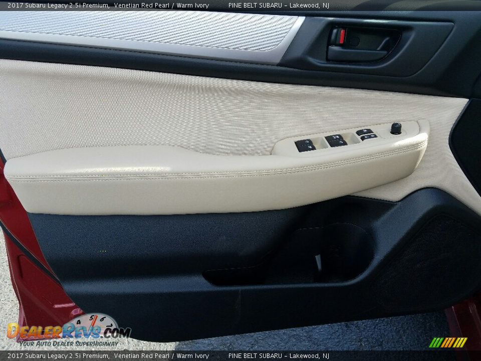 2017 Subaru Legacy 2.5i Premium Venetian Red Pearl / Warm Ivory Photo #6