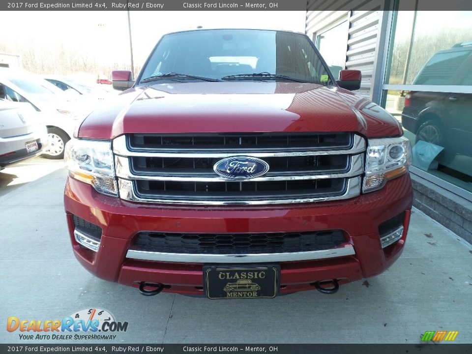 2017 Ford Expedition Limited 4x4 Ruby Red / Ebony Photo #2