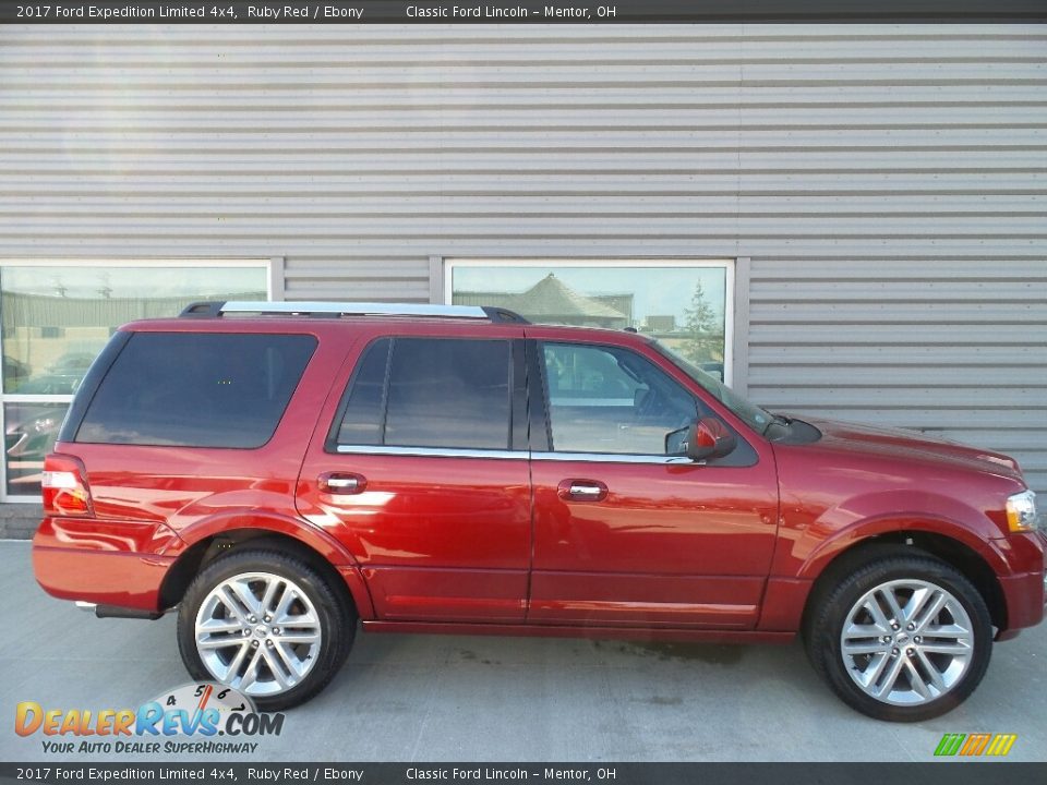 Ruby Red 2017 Ford Expedition Limited 4x4 Photo #3