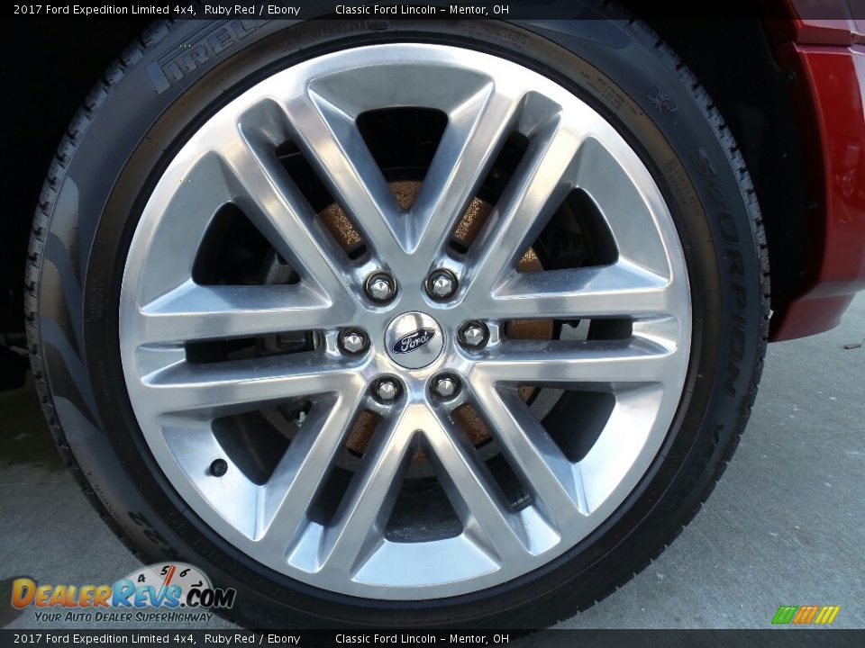 2017 Ford Expedition Limited 4x4 Ruby Red / Ebony Photo #12