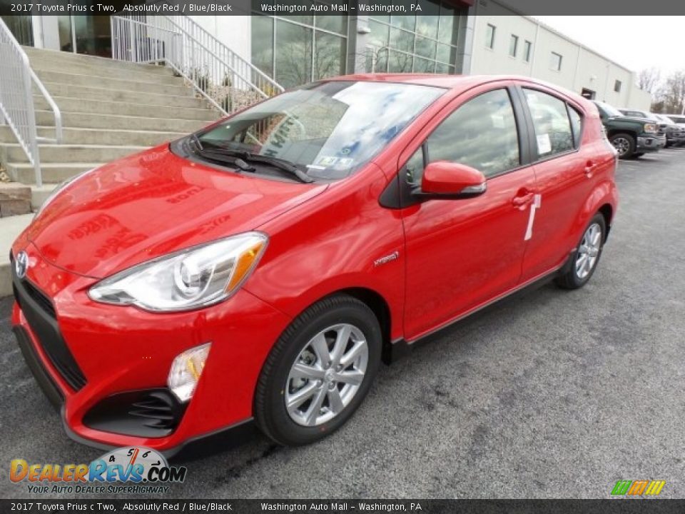 Absolutly Red 2017 Toyota Prius c Two Photo #5