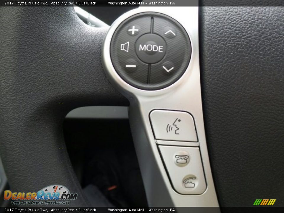 Controls of 2017 Toyota Prius c Two Photo #17