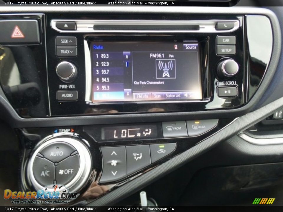 Controls of 2017 Toyota Prius c Two Photo #28