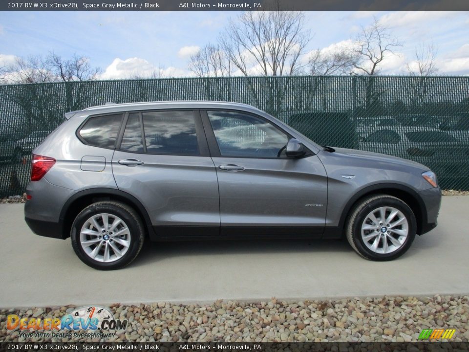 2017 BMW X3 xDrive28i Space Gray Metallic / Black Photo #2
