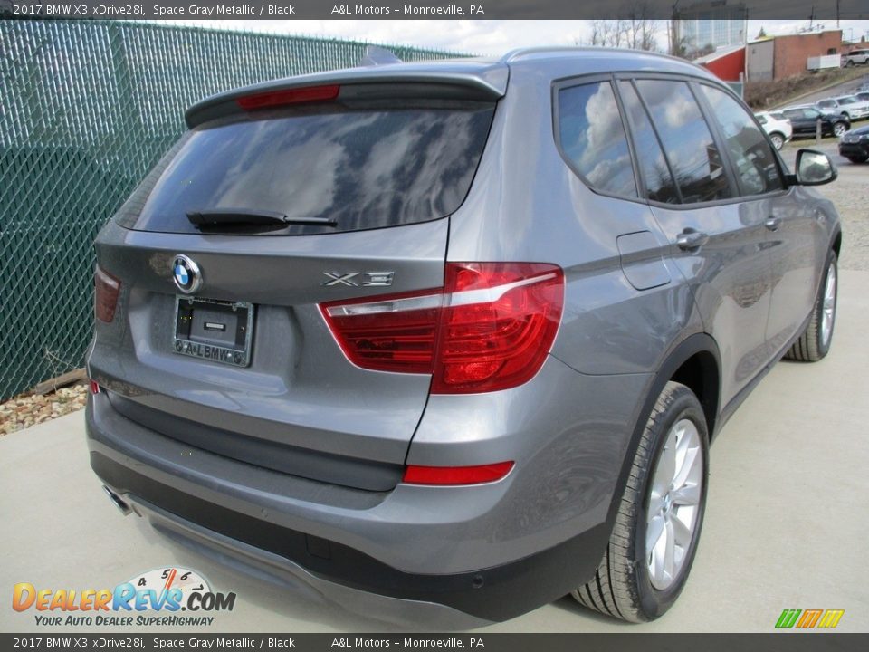 2017 BMW X3 xDrive28i Space Gray Metallic / Black Photo #4
