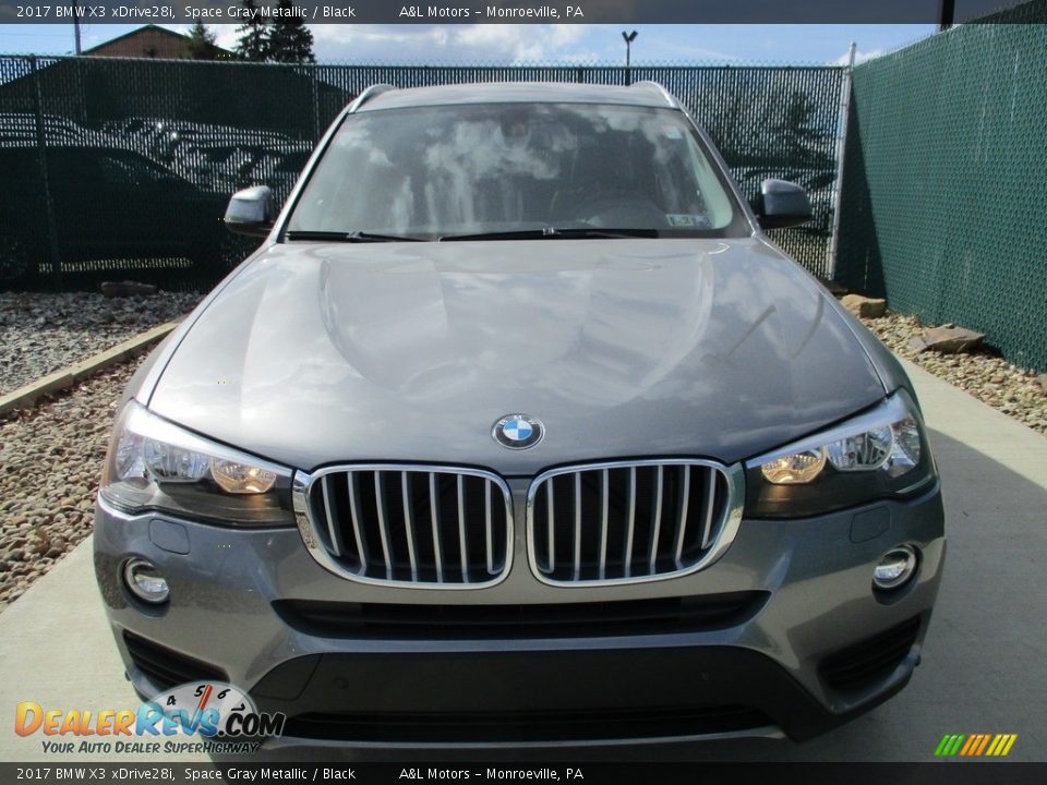 2017 BMW X3 xDrive28i Space Gray Metallic / Black Photo #6