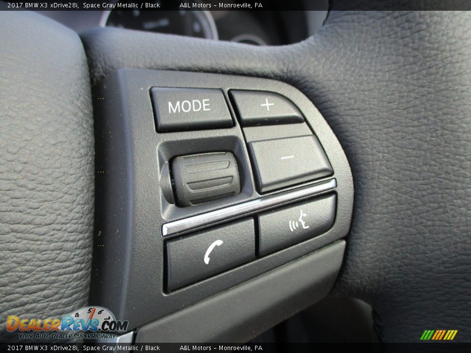 2017 BMW X3 xDrive28i Space Gray Metallic / Black Photo #18