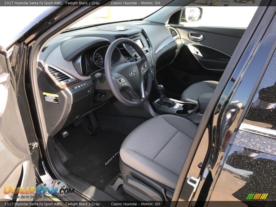 Gray Interior - 2017 Hyundai Santa Fe Sport AWD Photo #4