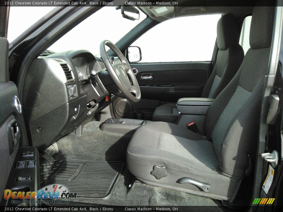 2012 Chevrolet Colorado LT Extended Cab 4x4 Black / Ebony Photo #7