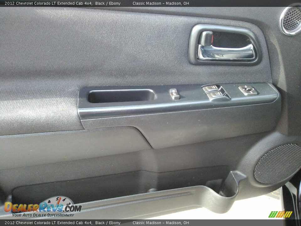 2012 Chevrolet Colorado LT Extended Cab 4x4 Black / Ebony Photo #8
