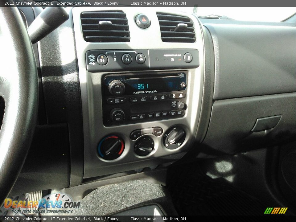 2012 Chevrolet Colorado LT Extended Cab 4x4 Black / Ebony Photo #10