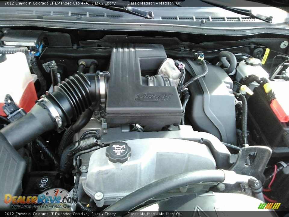 2012 Chevrolet Colorado LT Extended Cab 4x4 Black / Ebony Photo #12
