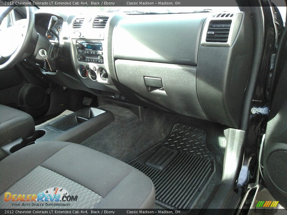 2012 Chevrolet Colorado LT Extended Cab 4x4 Black / Ebony Photo #14