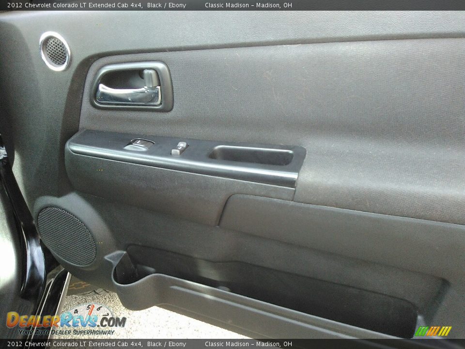 2012 Chevrolet Colorado LT Extended Cab 4x4 Black / Ebony Photo #15