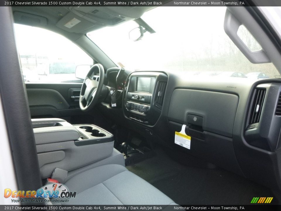 2017 Chevrolet Silverado 1500 Custom Double Cab 4x4 Summit White / Dark Ash/Jet Black Photo #5