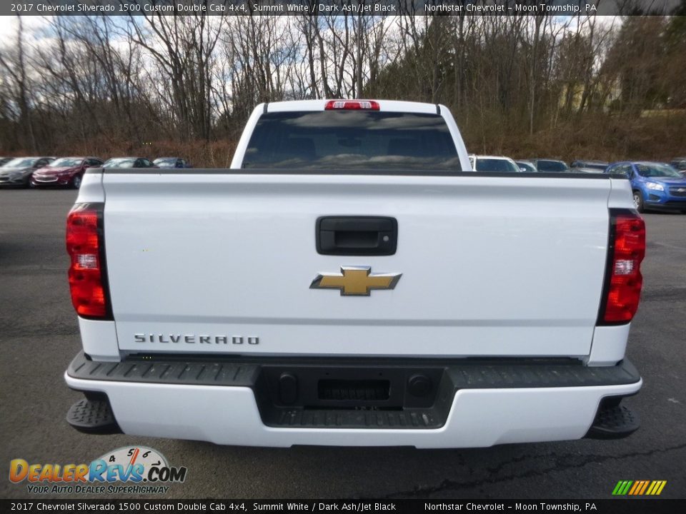 2017 Chevrolet Silverado 1500 Custom Double Cab 4x4 Summit White / Dark Ash/Jet Black Photo #7
