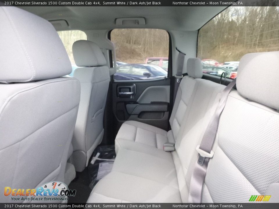 2017 Chevrolet Silverado 1500 Custom Double Cab 4x4 Summit White / Dark Ash/Jet Black Photo #12